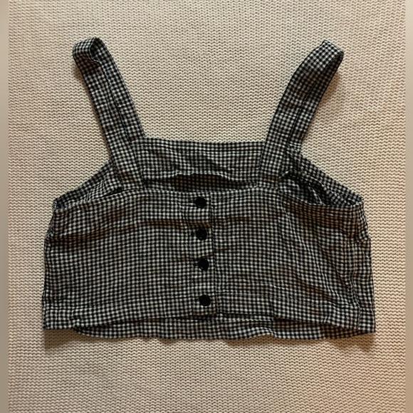 Linen Cropped Tank - Picture 4 of 6